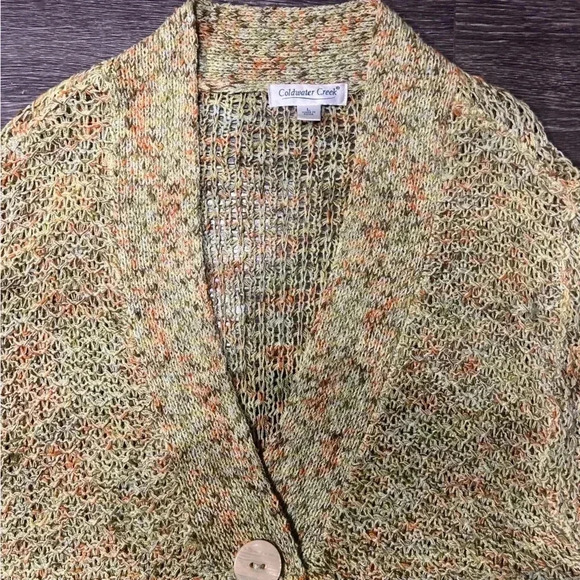 Ladies Coldwater Creek Fall Color Knitted Sweater Size M - Picture 4 of 5